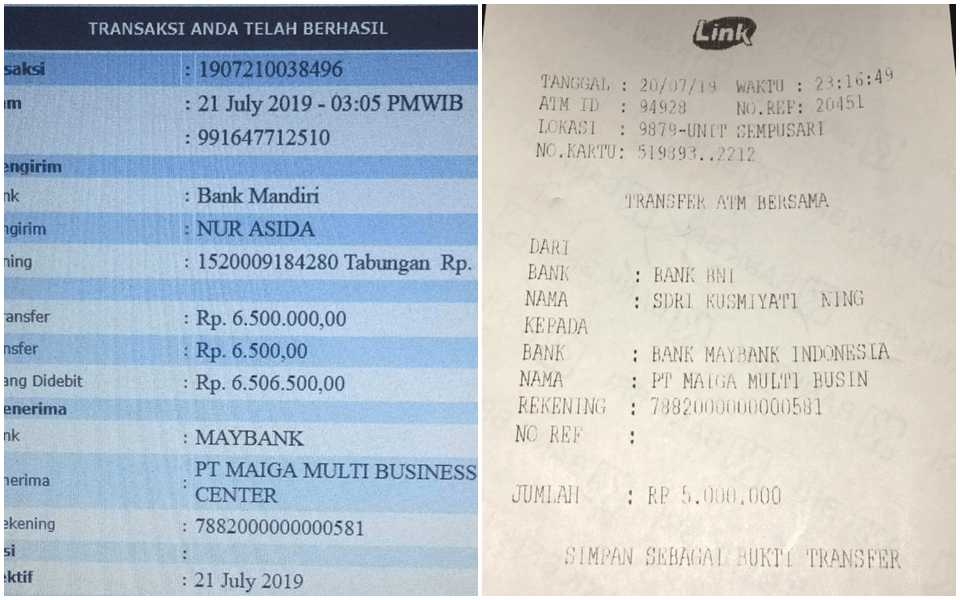 #htmlcaption117 Bukti Transfer 3