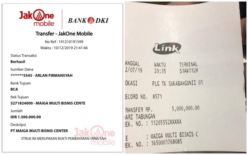 #htmlcaption130 Bukti Transfer 6
