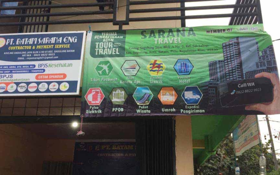 #htmlcaption142 Banner Sarana Travel