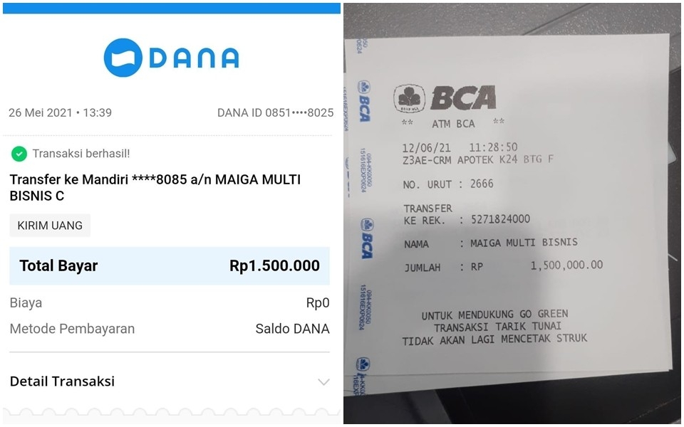 #htmlcaption154 Bukti Transfer 7